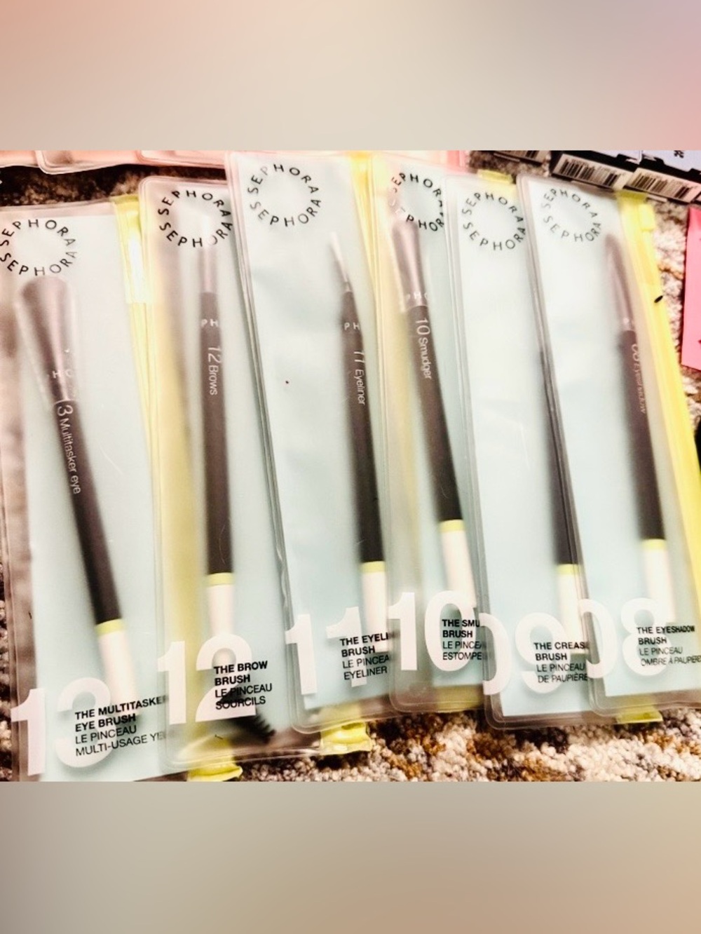 (6) ✅ Sephora Essentials Cosmetics Brush Collection #8,#9,#10, #11, #12,#13 NWT